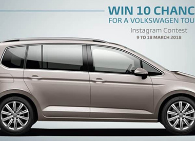 Win 10 Chances for a Volkswagen Touran Instagram Contest
